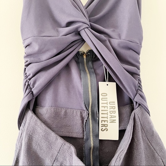 NWT Urban Outfitters x Lioness Cutout Romper with Tie Back - Picture 8 of 12